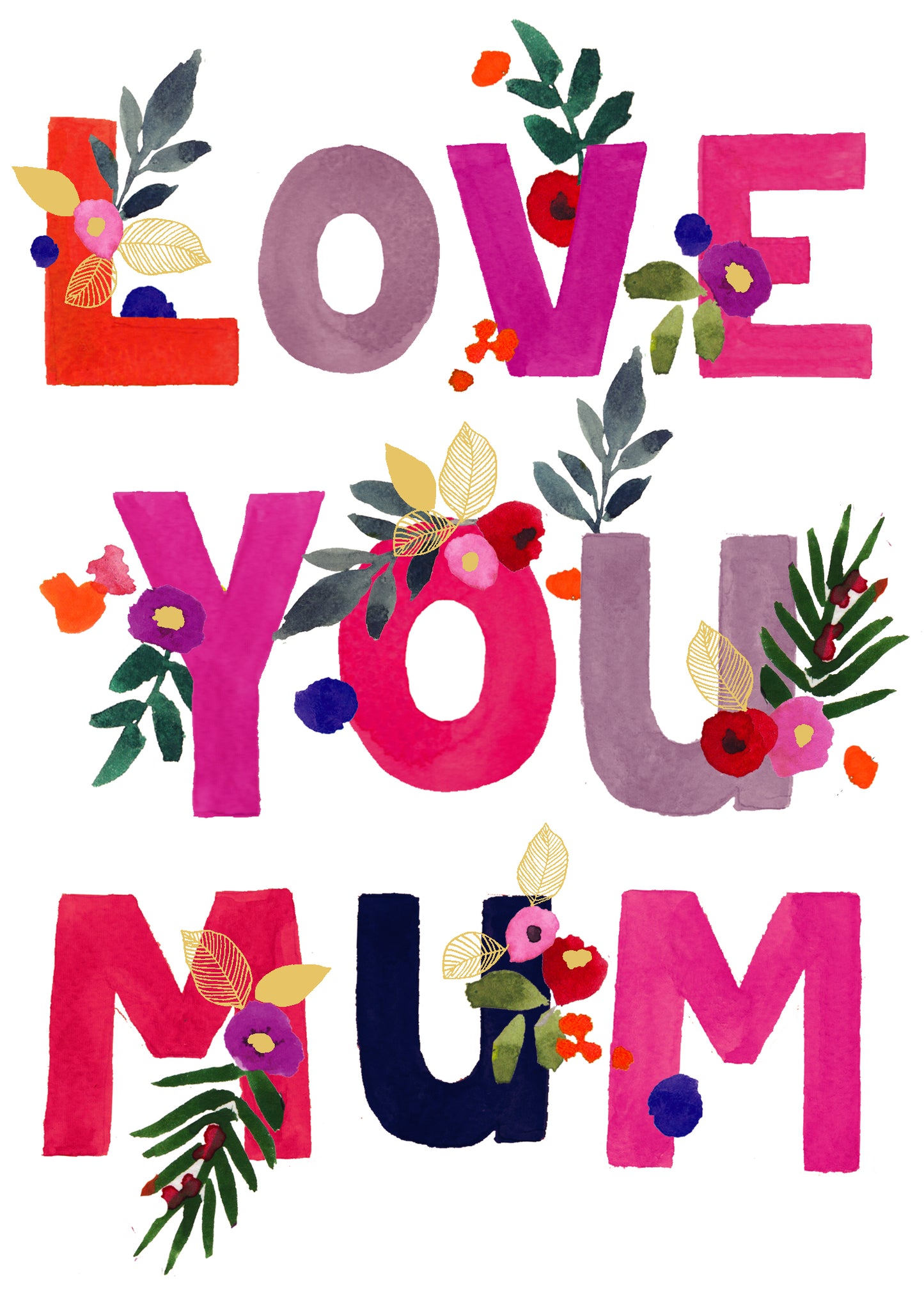 Standard Greeting Cards Mum  Kindred Stop The Clock