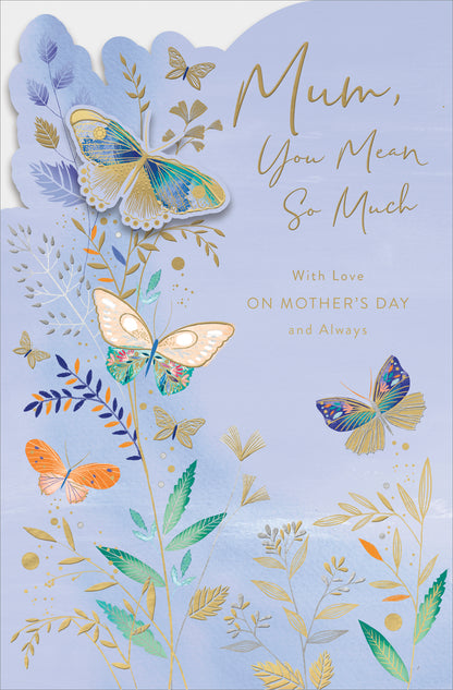 Hand Finished Greeting Cards Mum  Gibson Core Line
