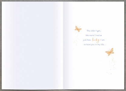 Hand Finished Greeting Cards Mum  Gibson Core Line