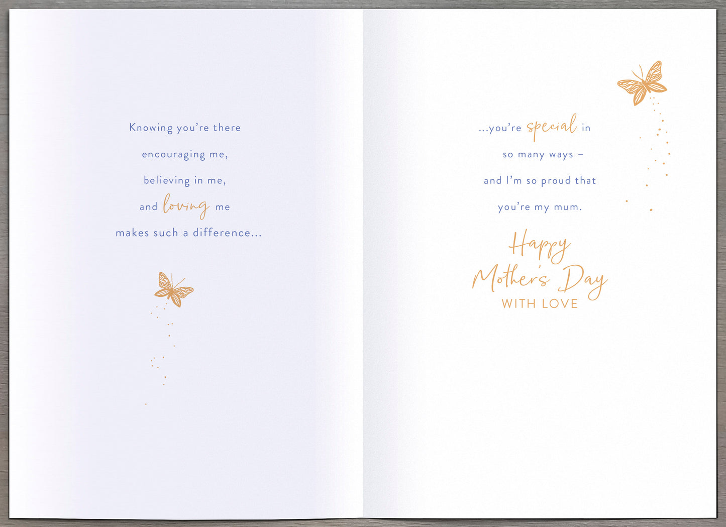 Hand Finished Greeting Cards Mum  Gibson Core Line