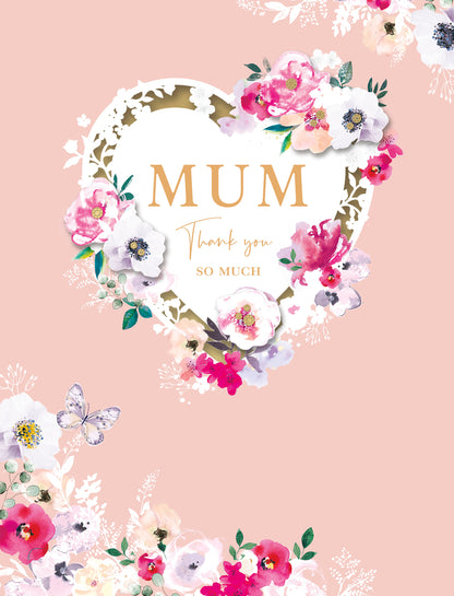 Hand Finished Greeting Cards Mum  Gibson Core Line