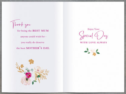 Hand Finished Greeting Cards Mum  Gibson Core Line