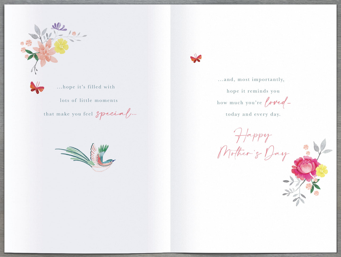 Hand Finished Greeting Cards General Wish  Gibson Core Line