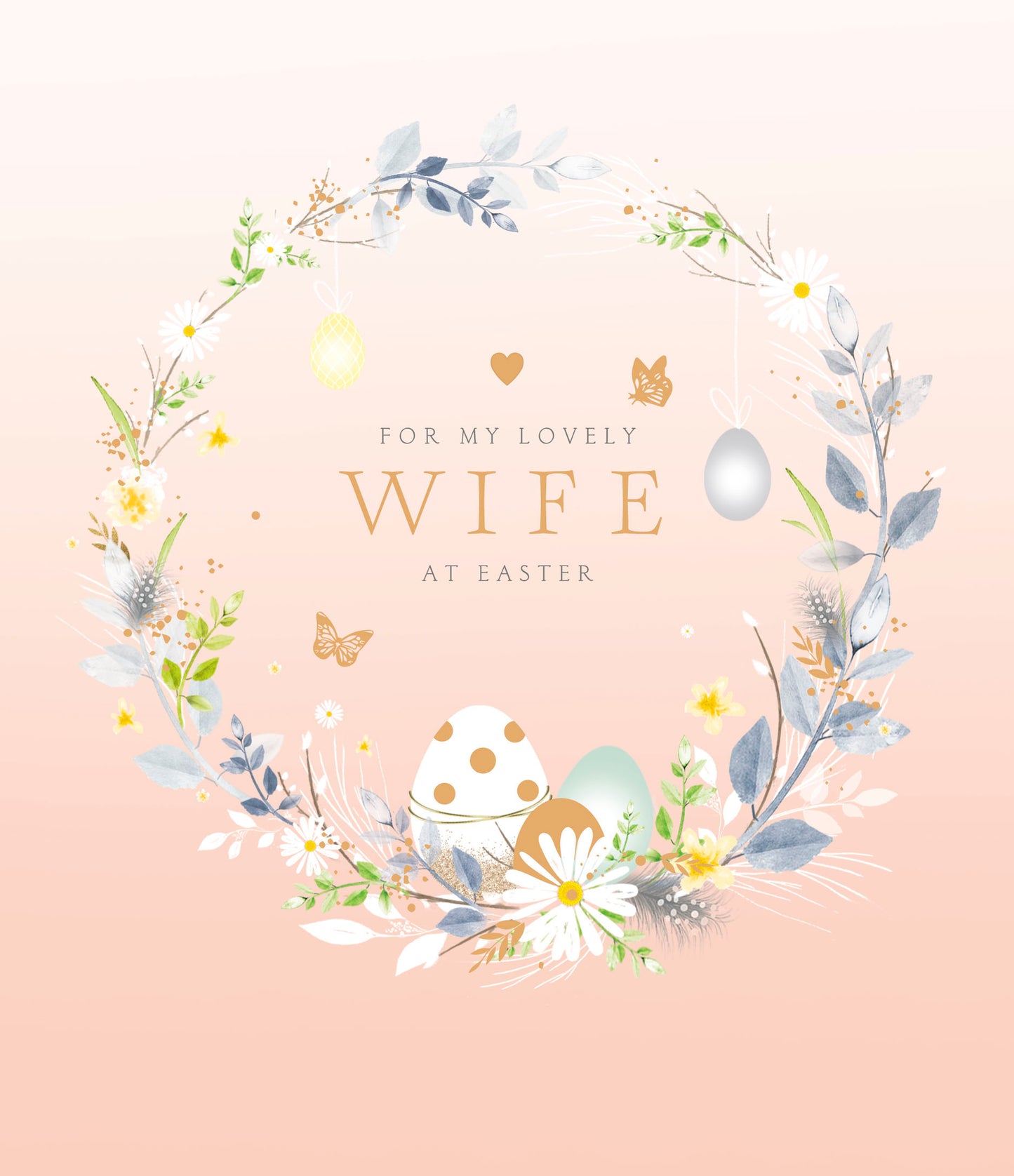 Hand Finished Greeting Cards Wife  Carlton Core Line