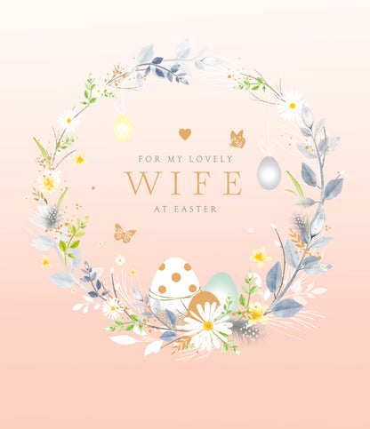 Hand Finished Greeting Cards Wife  Carlton Core Line