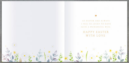 Hand Finished Greeting Cards Wife  Carlton Core Line
