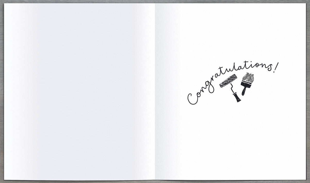 Standard Greeting Cards Congratulations New Home  Ink Pot