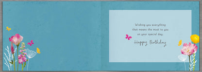 Standard Greeting Cards Birthday  Into the Meadow