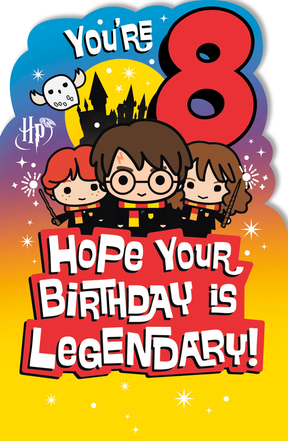 Standard Greeting Cards Birthday 8 Year Juvenile WB Harry Potter