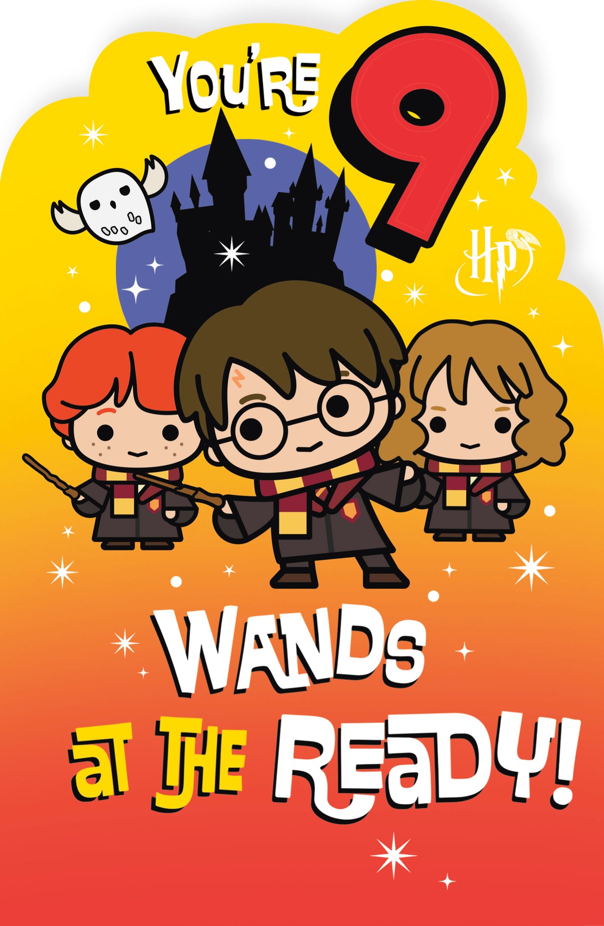 Standard Greeting Cards Birthday 9 Year Juvenile WB Harry Potter