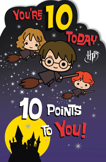 Standard Greeting Cards Birthday 10 Year Juvenile WB Harry Potter