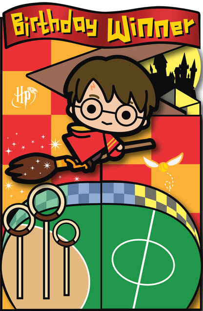 Hand Finished Greeting Cards Juvenileenile General WB Harry Potter