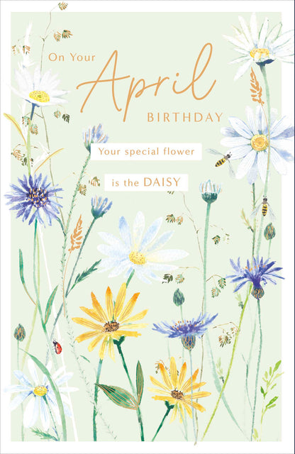 Standard Greeting Cards Birthday April  Gibson Core Line