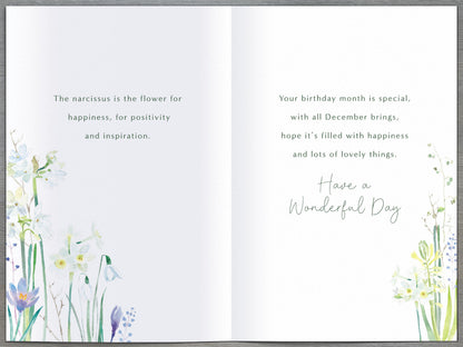 Standard Greeting Cards Birthday December  Gibson Core Line