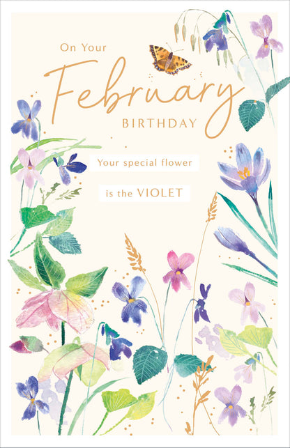 Standard Greeting Cards Birthday February  Gibson Core Line