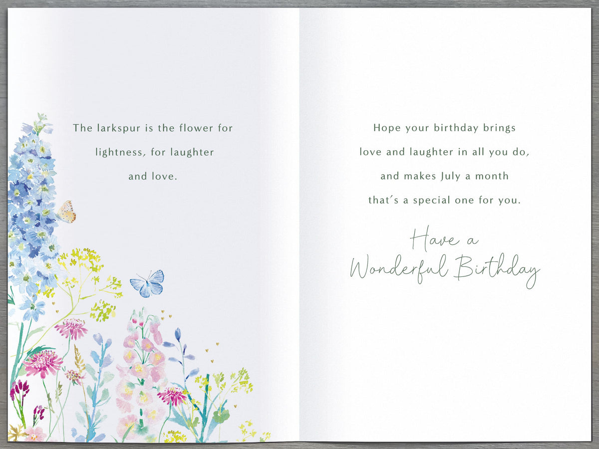 Standard Greeting Cards Birthday July  Gibson Core Line
