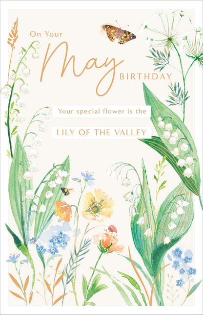 Standard Greeting Cards Birthday May  Gibson Core Line