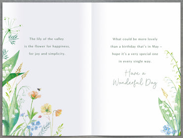 Standard Greeting Cards Birthday May  Gibson Core Line