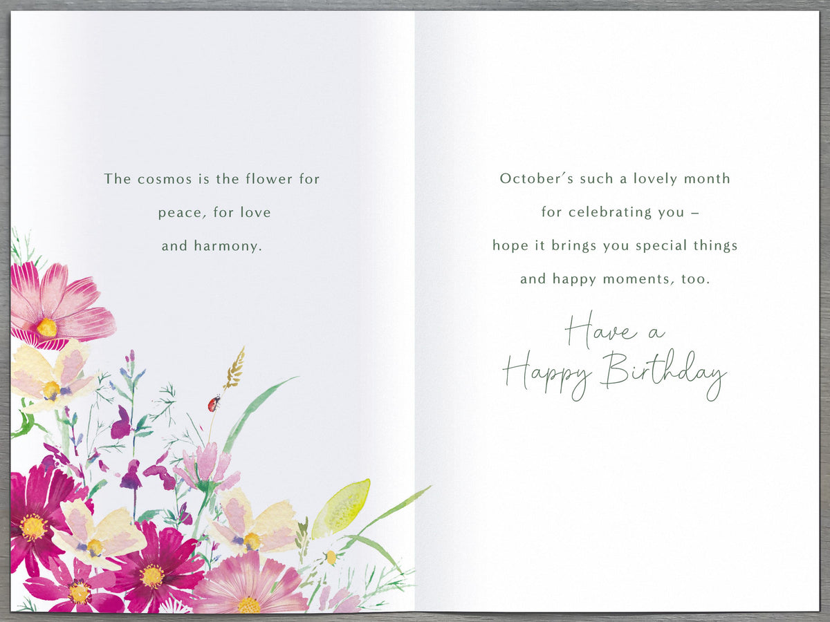 Standard Greeting Cards Birthday October  Gibson Core Line