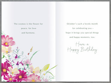 Standard Greeting Cards Birthday October  Gibson Core Line