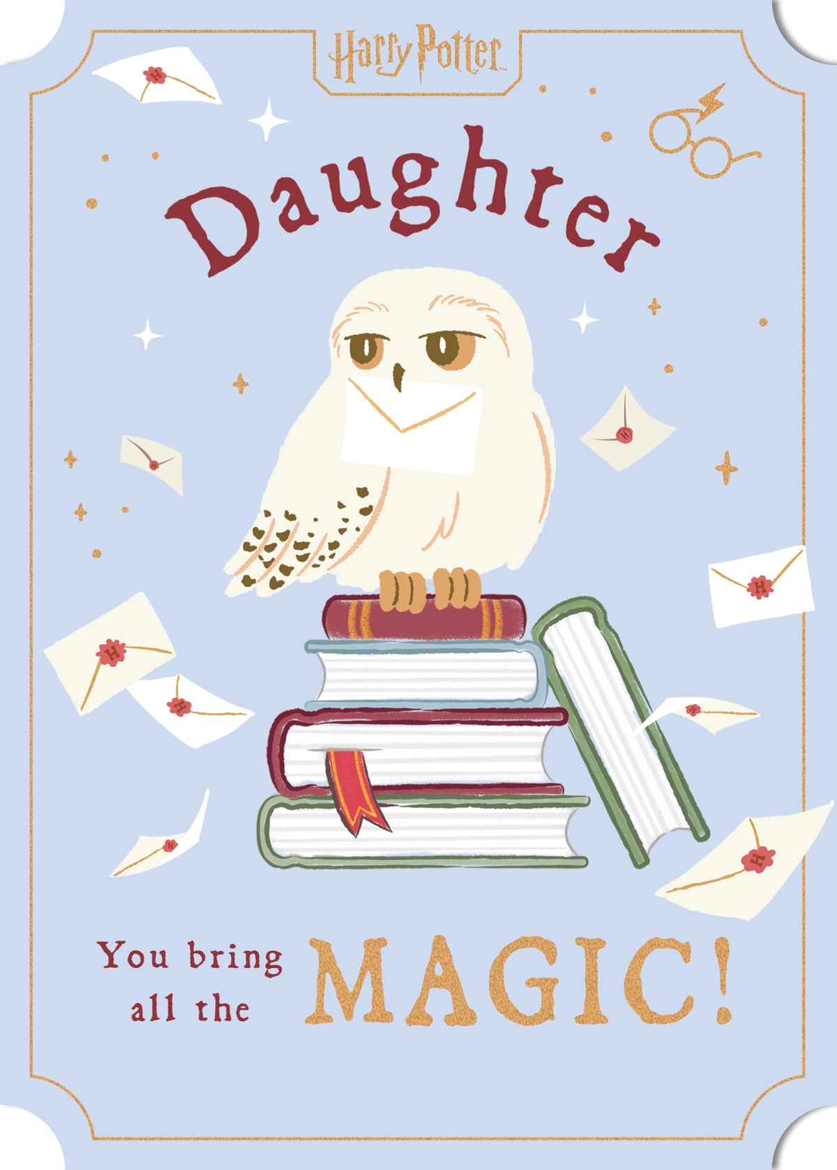 Standard Greeting Cards Birthday Daughter  WB Harry Potter