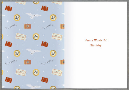 Standard Greeting Cards Birthday Grandson  WB Harry Potter