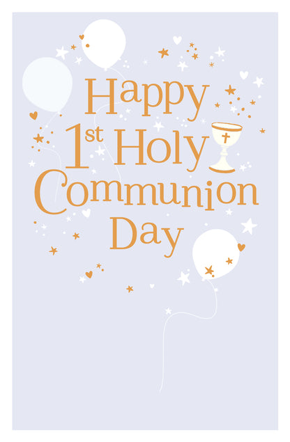 Standard Greeting Cards Communion Boy  Carlton Core Line