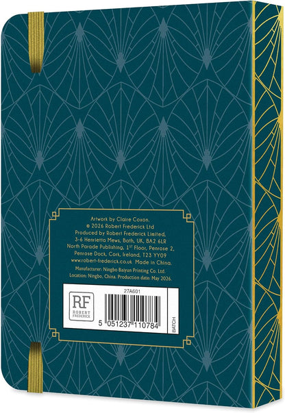 Claire Coxon Art Deco 2027 A6 Weekly Diary