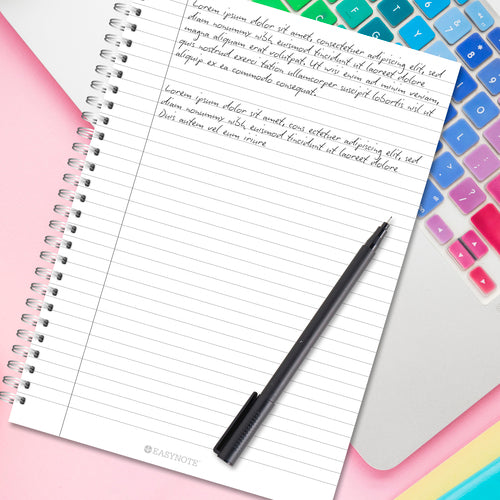 EASY NOTE BRIGHTS A4 TWIN WIRE 180 page NOTEBOOK 12's
