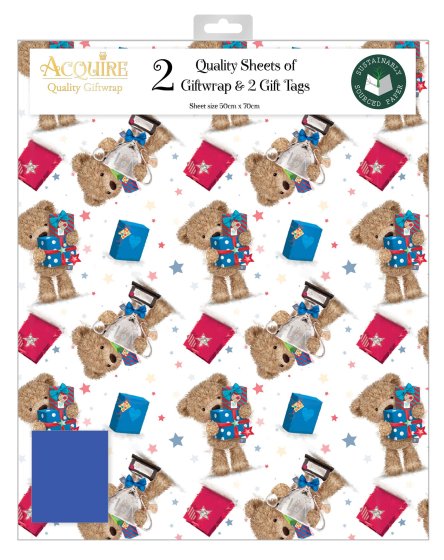 WRAP NO 1 BEAR 2 SHEET 2 TAG