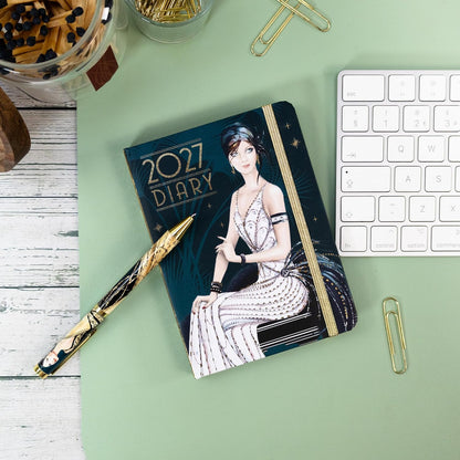 Claire Coxon Art Deco 2027 A6 Weekly Diary