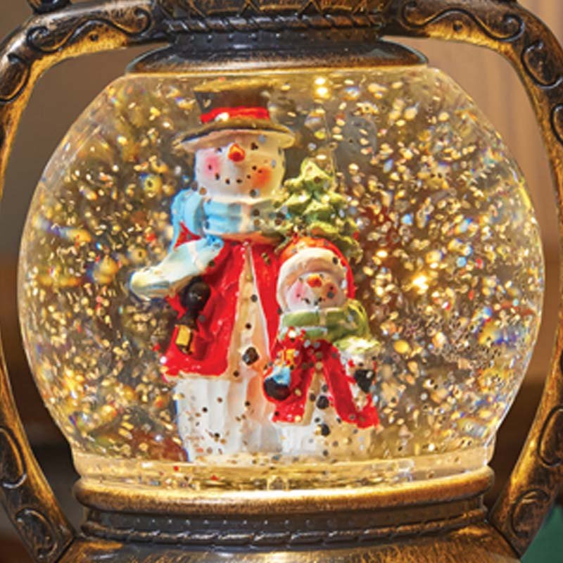 SnowSwirl Frosty Lantern