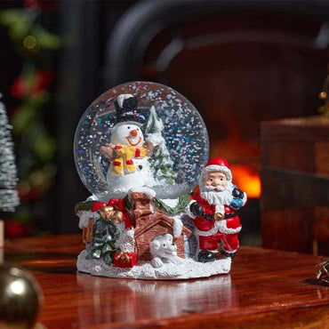 6cm Festive Friends SnowSpheres, Mixed Case