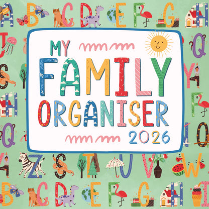 2026 My Family Organiser - ABC - Square Wall Calendar