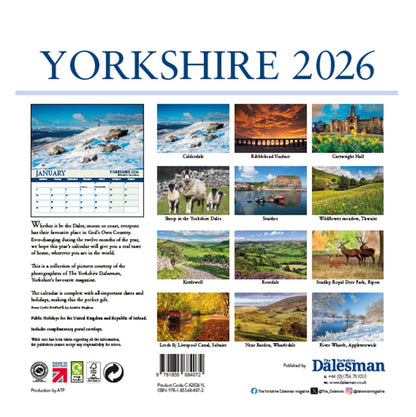 Yorkshire Calendar Square