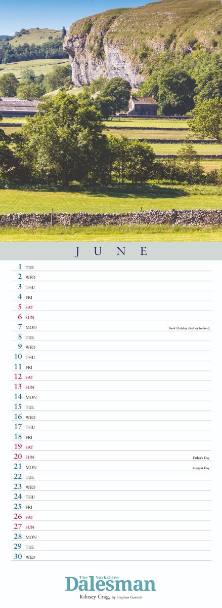 Yorkshire Dalesman Slim Calendar 2027