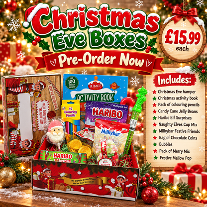 Christmas Eve Box Hamper – Festive Treats, Activities & Sweets