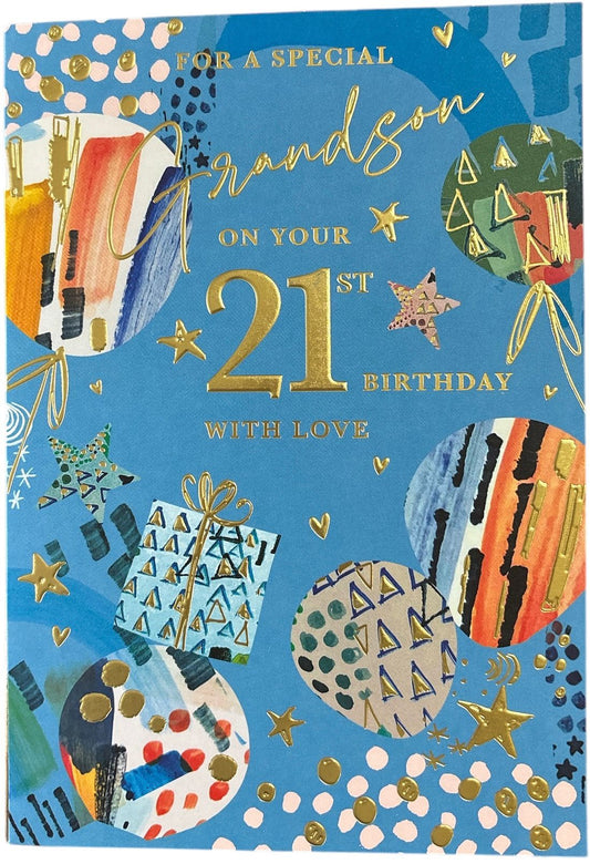 For a special Grandson on your 21st