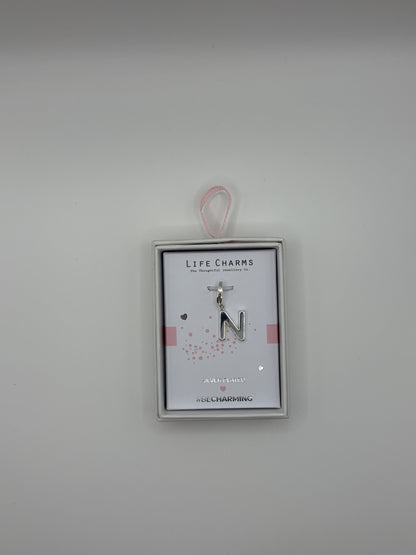 #BeCharming Life Charm Letter N