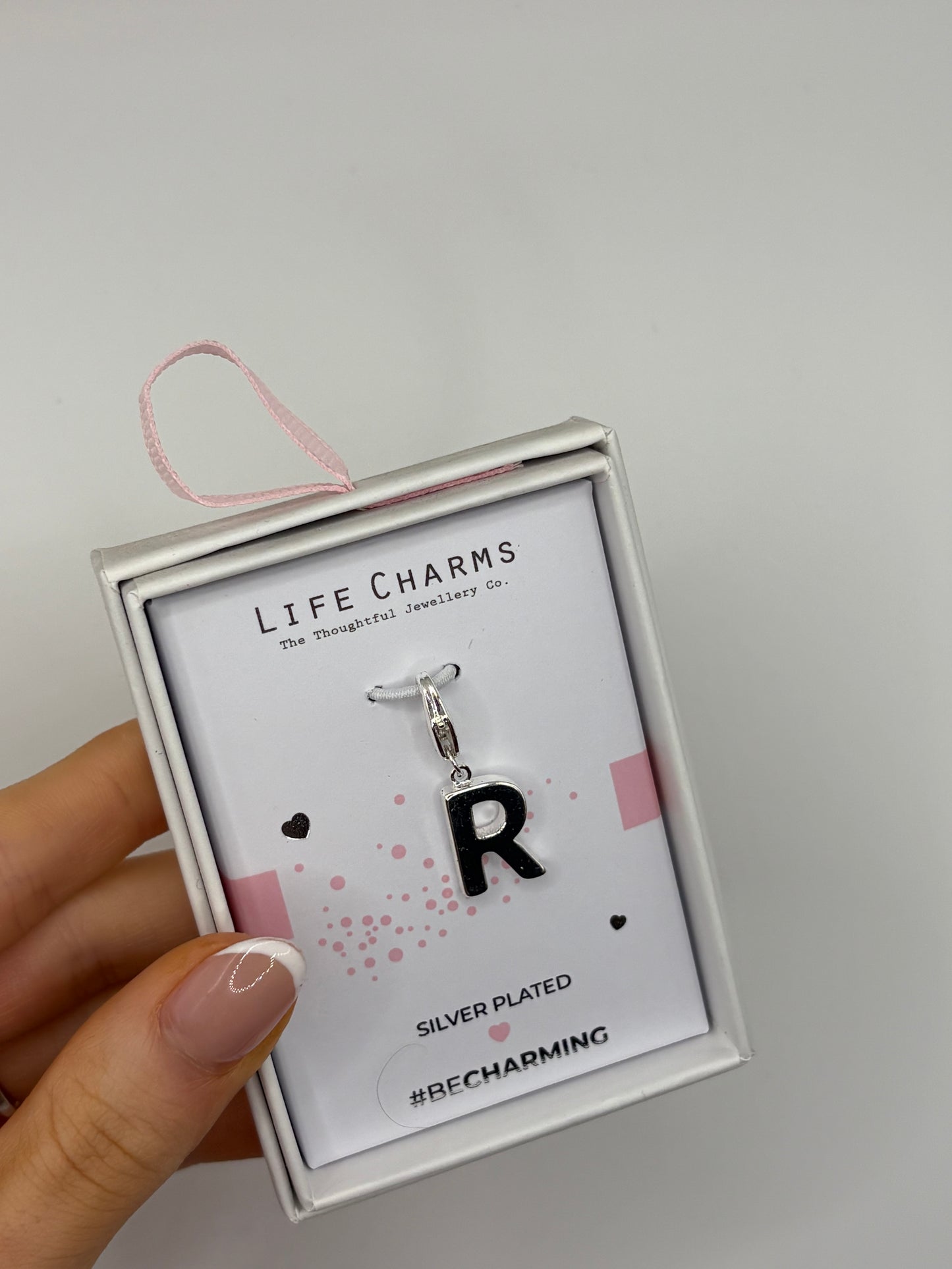 #BeCharming Life Charm Letter R