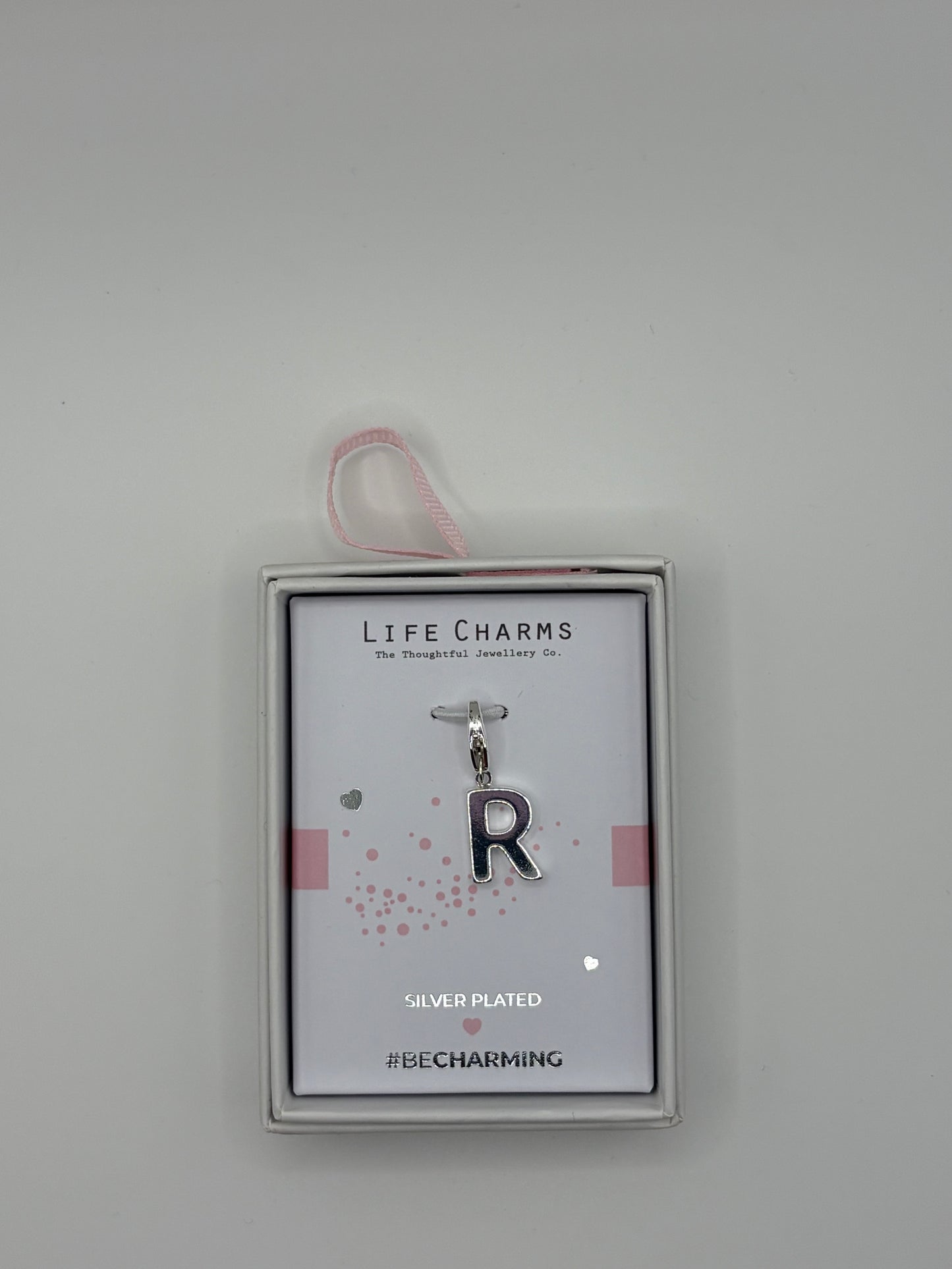 #BeCharming Life Charm Letter R