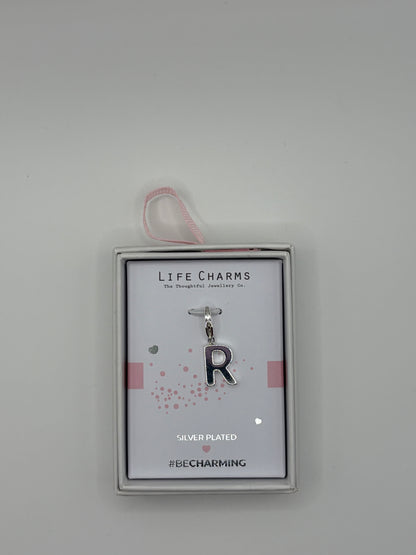 #BeCharming Life Charm Letter R