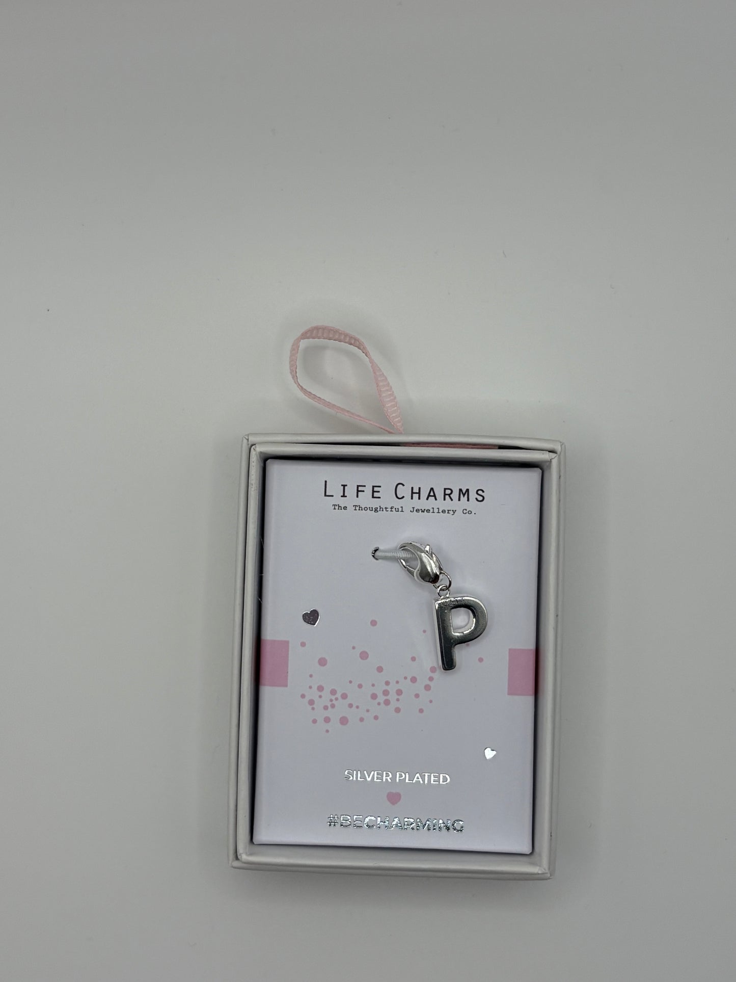 #BeCharming Life Charm Letter P