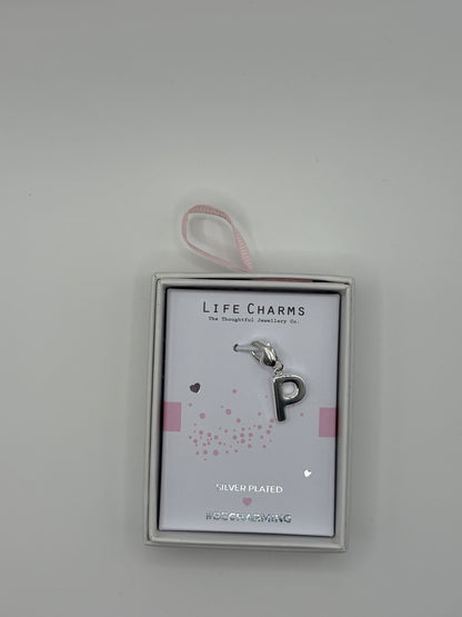 #BeCharming Life Charm Letter P