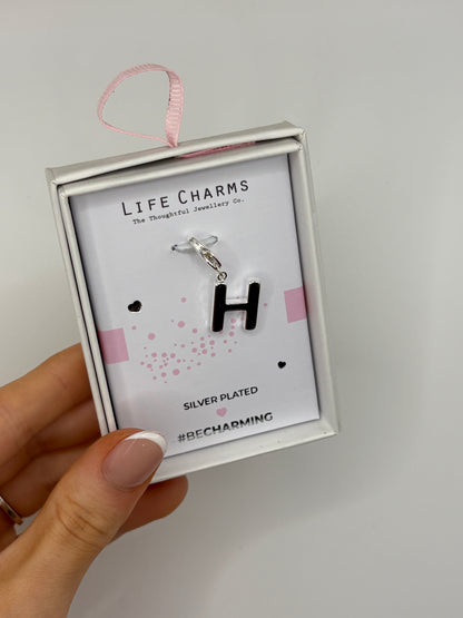 #BeCharming Life Charm Letter H