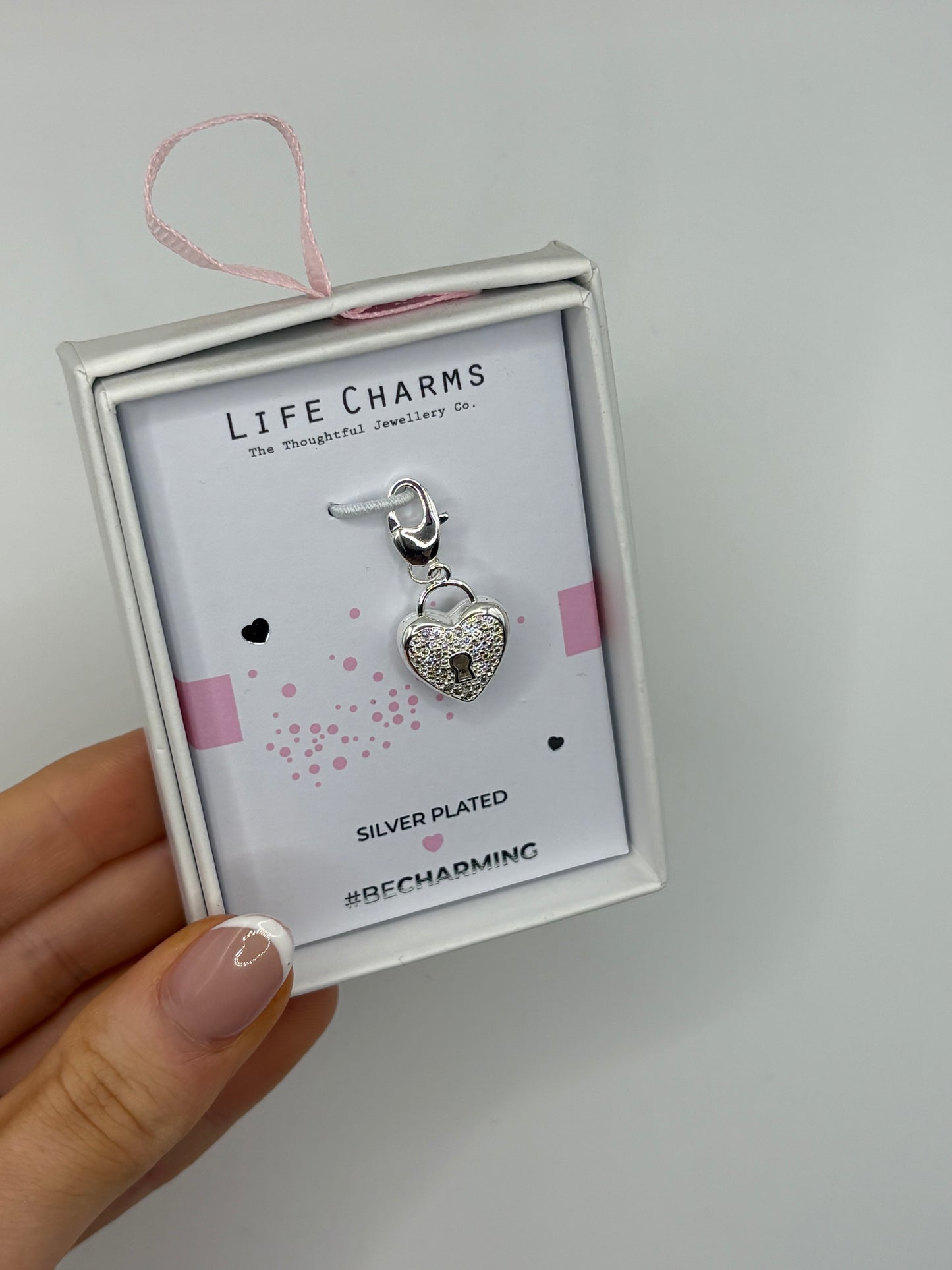 #BeCharming Heart lock charm