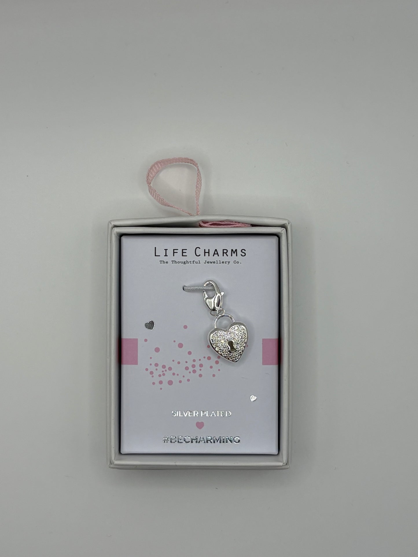 #BeCharming Heart lock charm