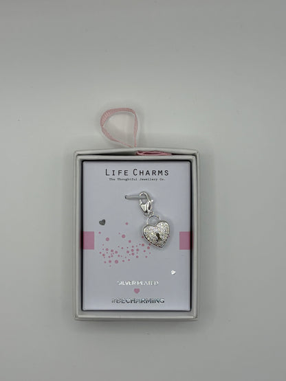 #BeCharming Heart lock charm
