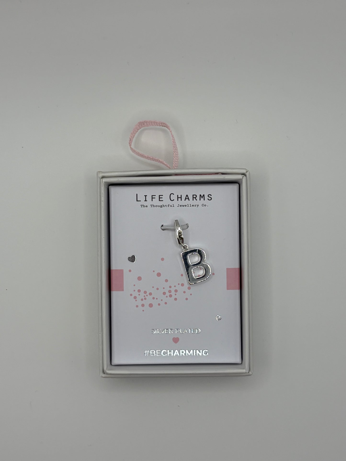 #BeCharming Life Charm Letter B