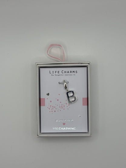 #BeCharming Life Charm Letter B